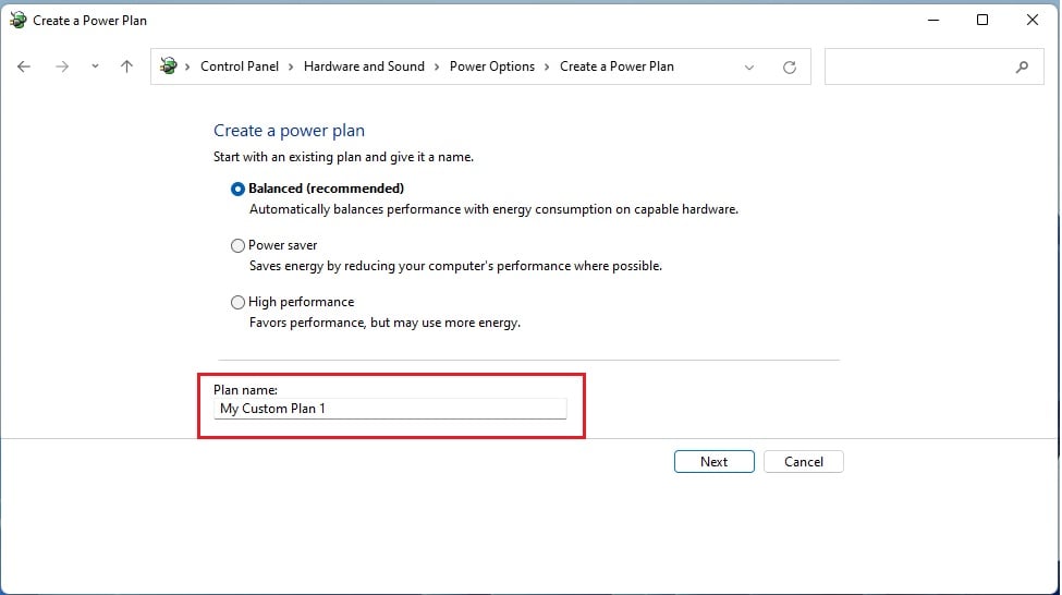 How to Create Custom Power Plan in Windows 11 - Geek Rewind