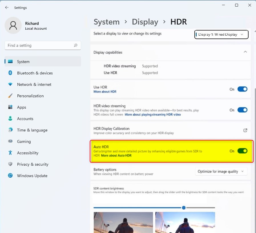 How To Enable Or Disable Auto HDR In Windows 11 - Geek Rewind