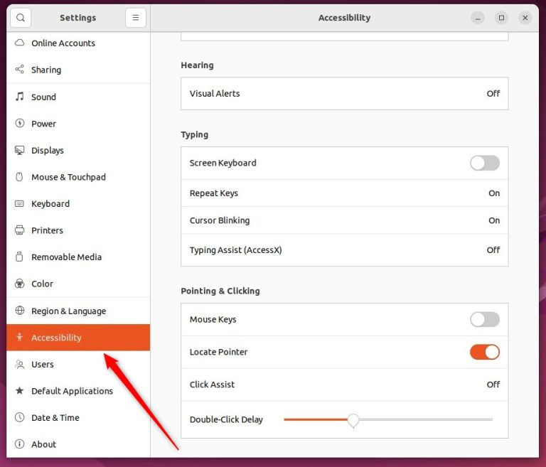 Enable Disable Screen Reader In Ubuntu Linux Geek Rewind