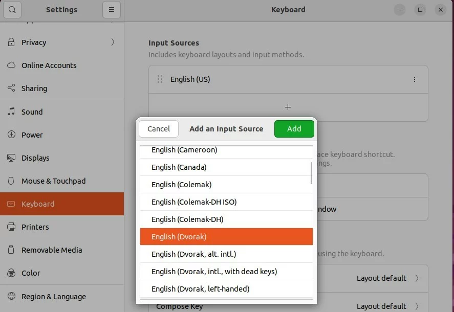 ubuntu linux add keyboard layouts jpg