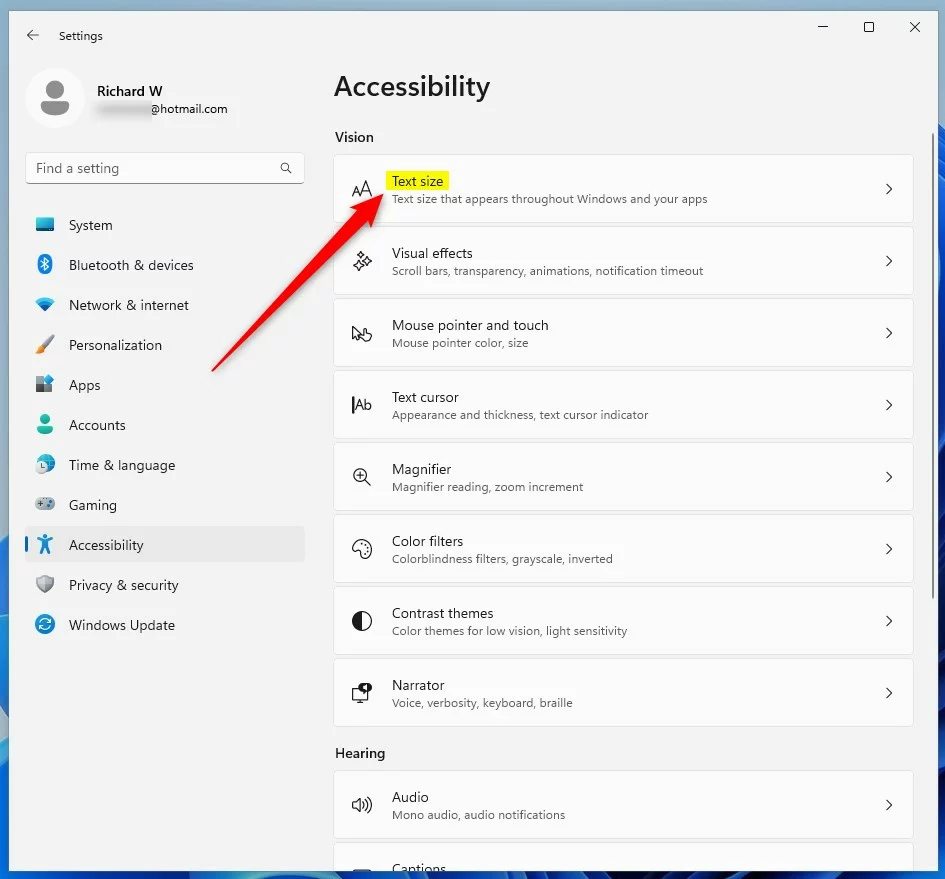 How to Change Font Size in Windows 11 - Geek Rewind