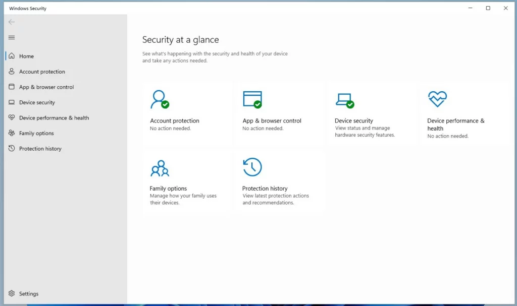 windows 11 firewall and network protection area missing from windows security app