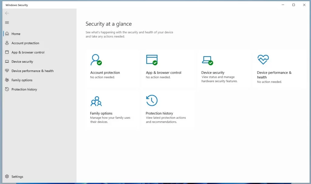 windows 11 firewall and network protection area missing from windows security app