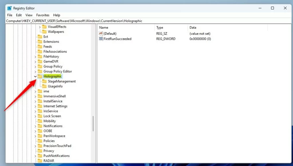 add or remove mixed reality from the settings app registry