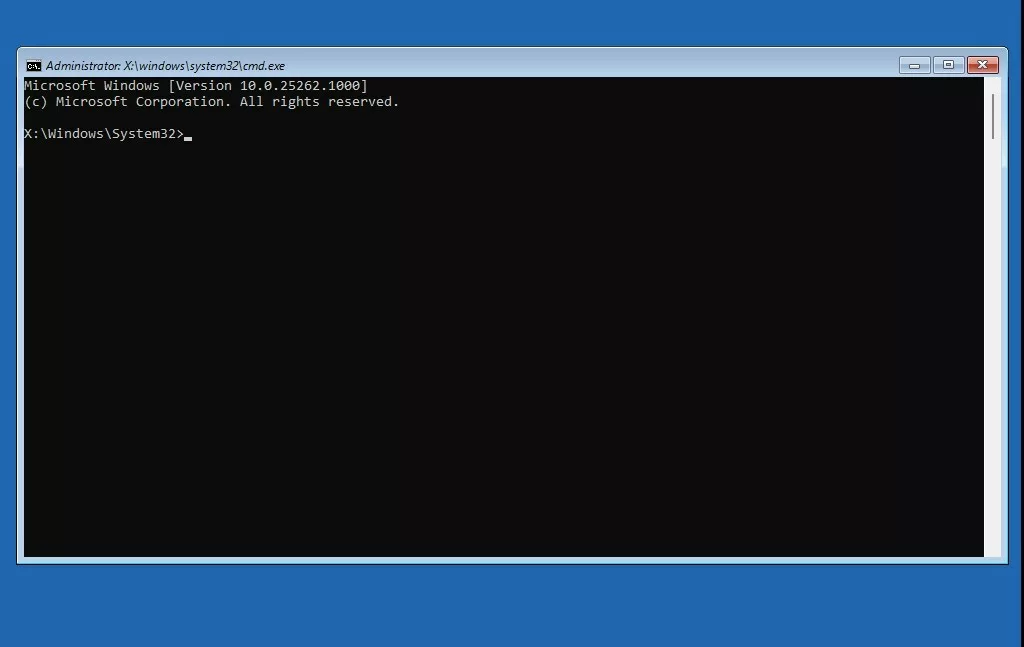 command prompt at boot windows