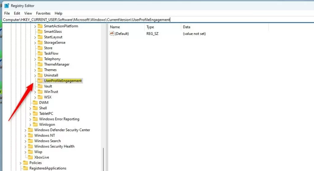 windows let finish setting up your device registry