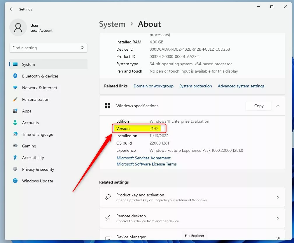 How To Find Version Number In Windows 11 - Geek Rewind