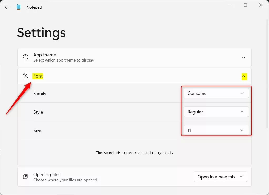 How To Change Font In Notepad App In Windows 11 - Geek Rewind