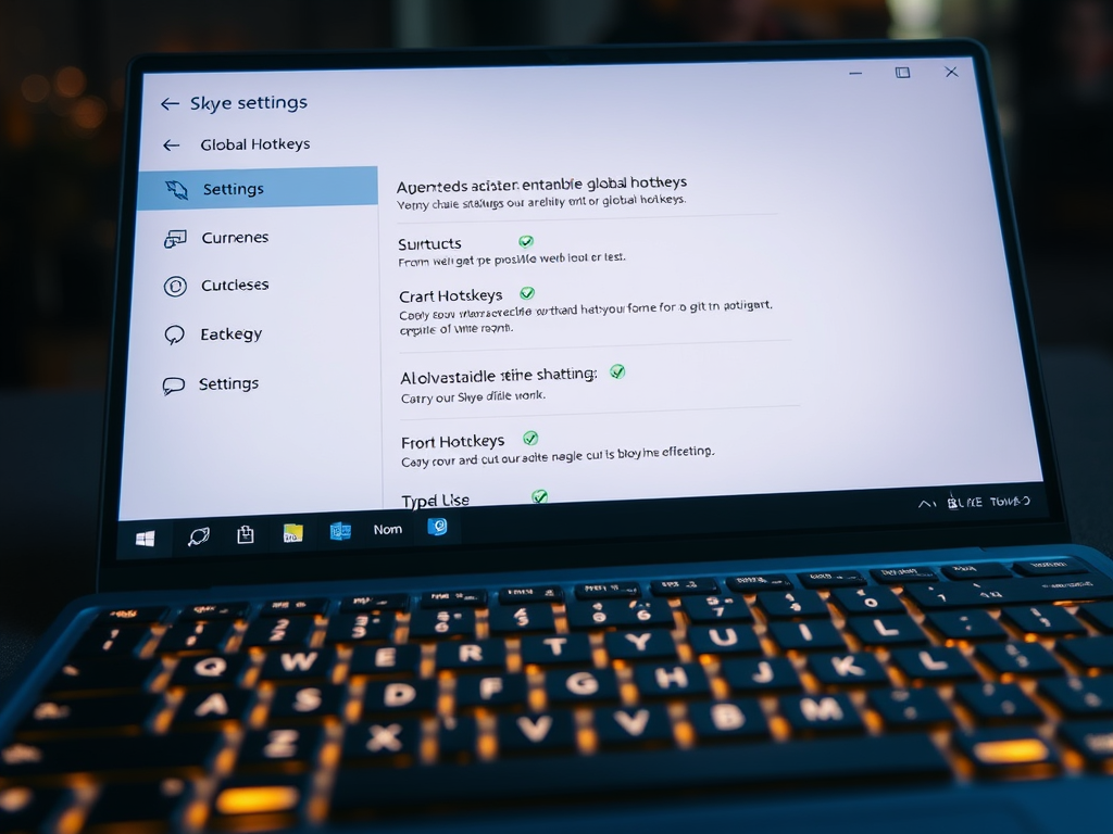 Enable Skype Global Hotkeys in Windows 11