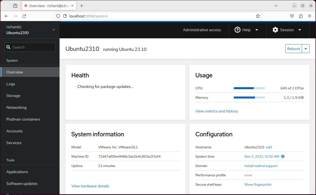 How to Install Cockpit Web Console on Ubuntu Linux - Geek Rewind