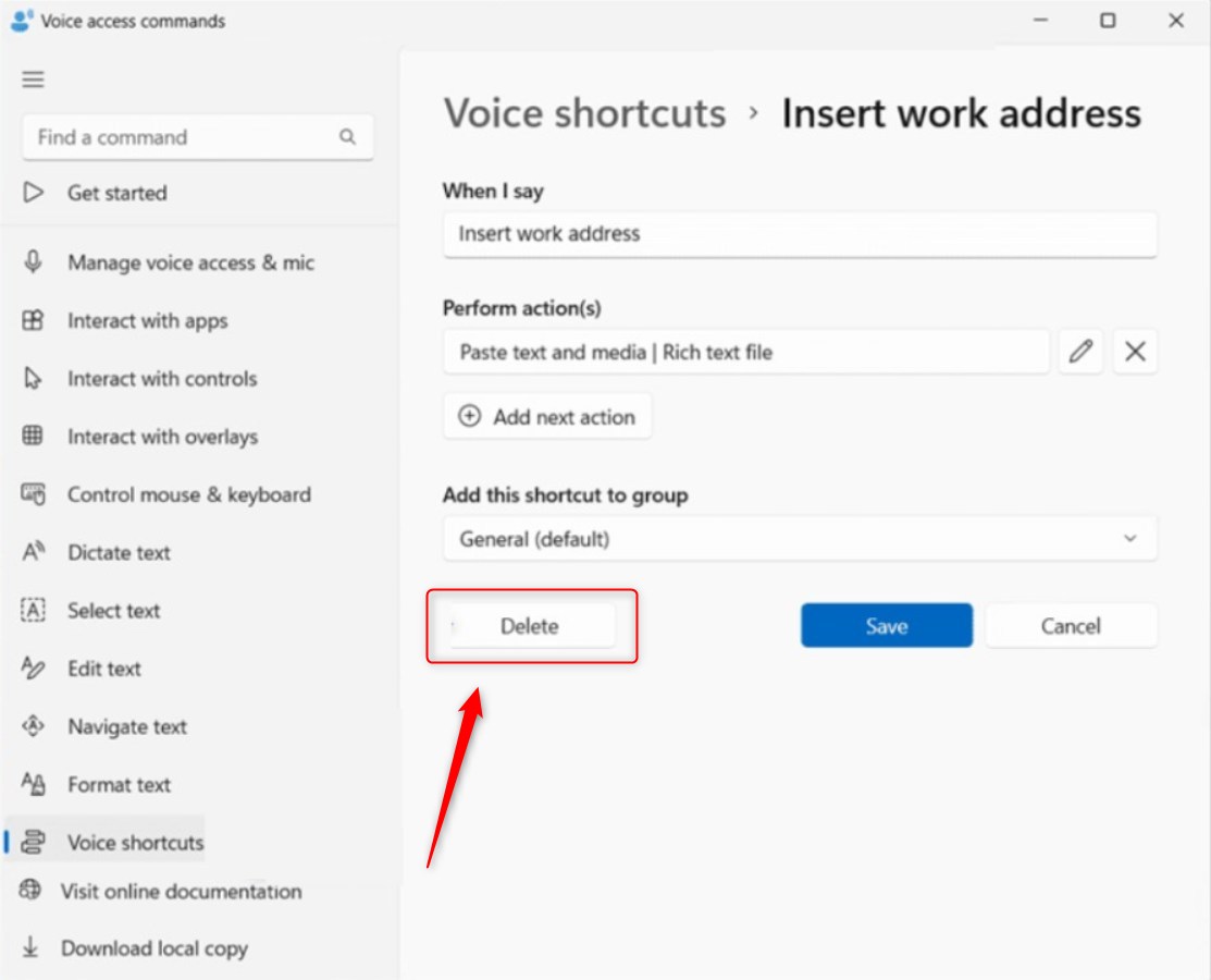 Learn how to disable or delete custom commands using Voice Access in Windows 11 Geek Rewind