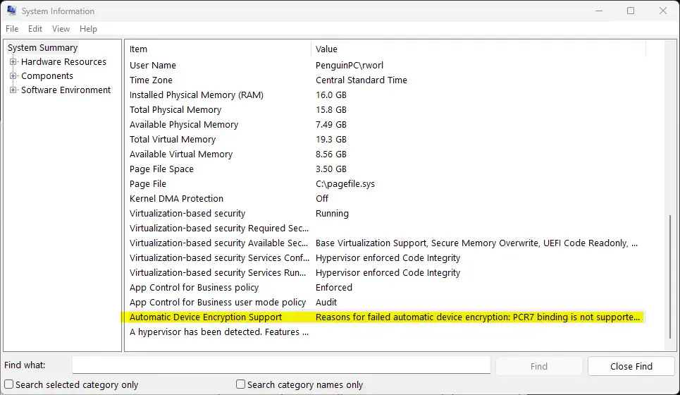 Automatic Device Encryption doesn't meet