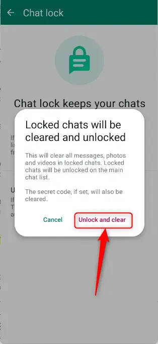 Learn How To Unlock And Clear Locked Chats In WhatsApp - Geek Rewind