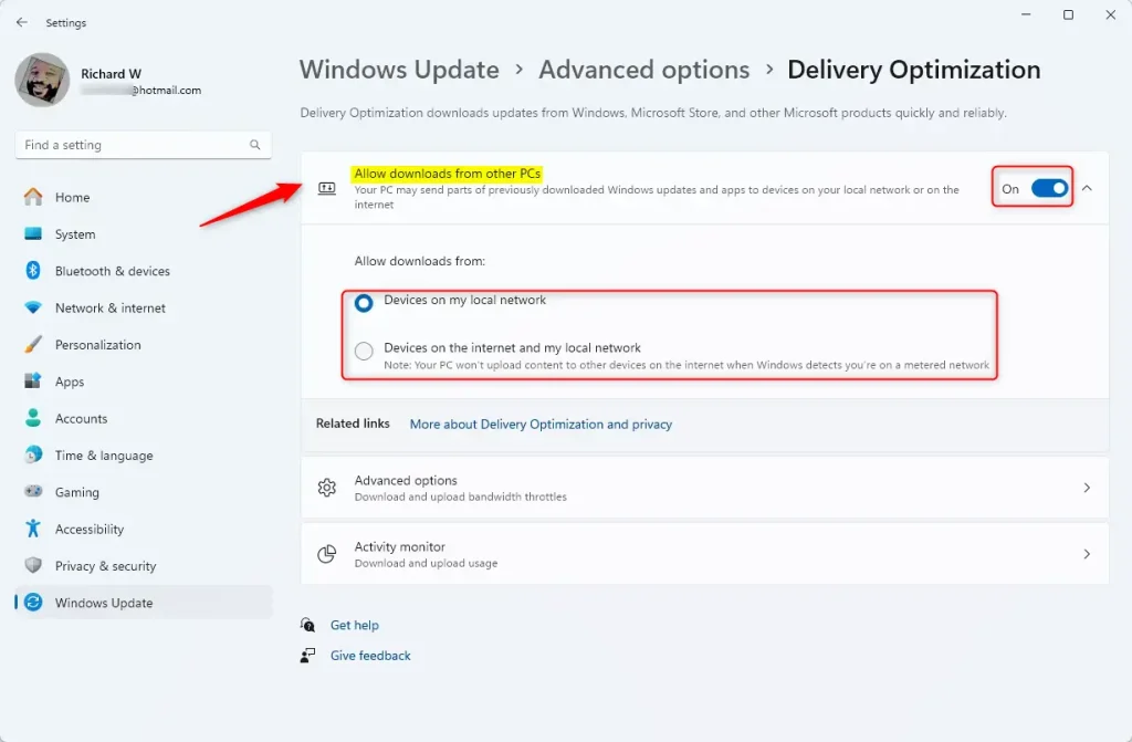 How to Manage Update Delivery Optimization in Windows 11 - Geek Rewind