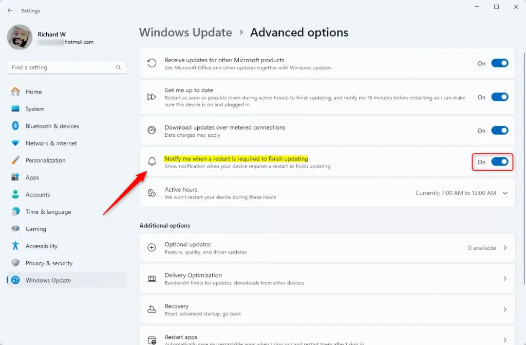 How to Enable or Disable Windows Update Notifications to Finish ...