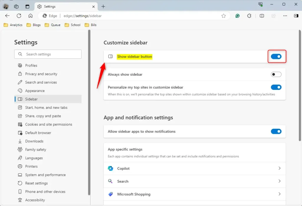 Customize Microsoft Edge: Show or Hide the Sidebar Button - Geek Rewind