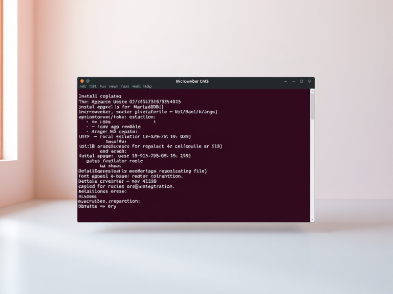 How to install Microweber with Apache on Ubuntu 24.04 | Geek Rewind