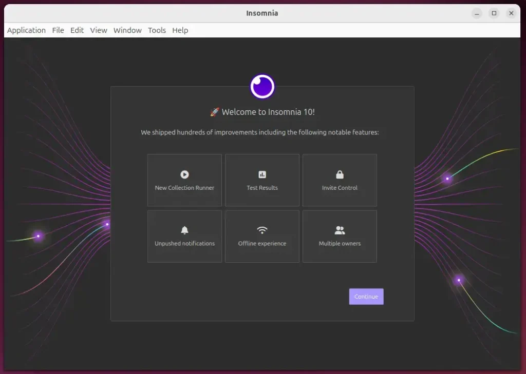 Insomnia on Ubuntu