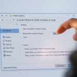 How to Restore File Explorer Windows at Logon
