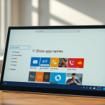 How to Enable or Disable App Names in Outlook App