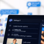 How to Enable or Disable Captions in Microsoft Teams
