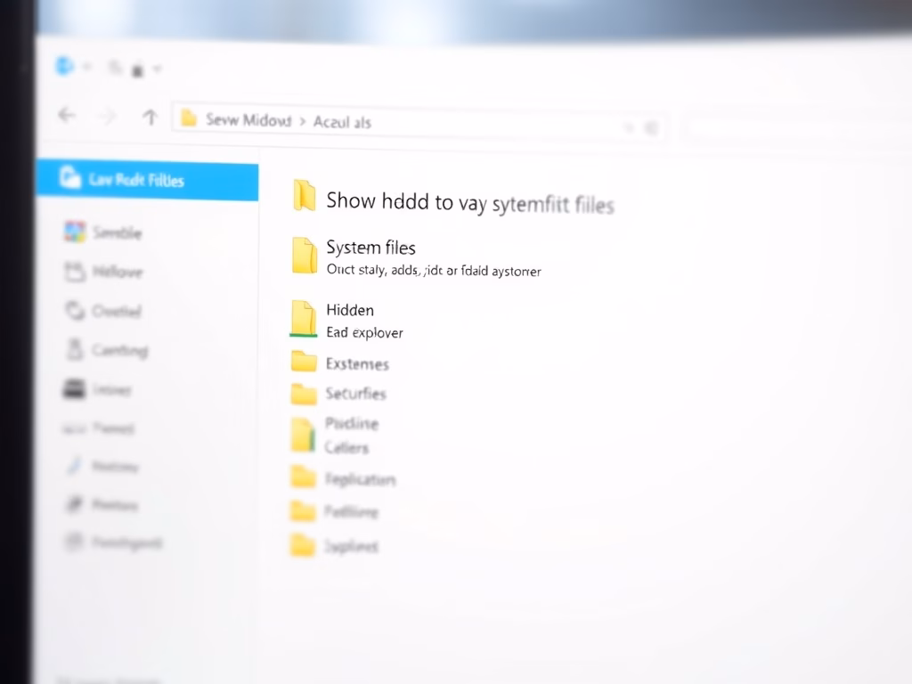 Show Hidden System Files in Windows 11 File Explorer
