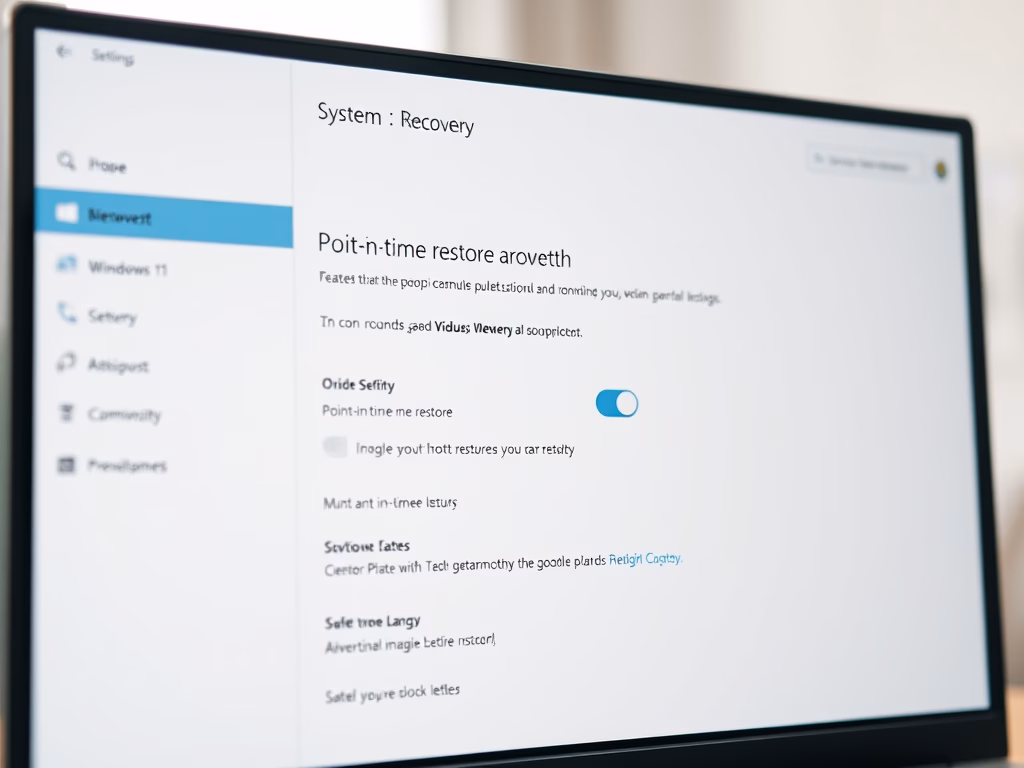 How to Enable Point-in-Time Restore in Windows 11