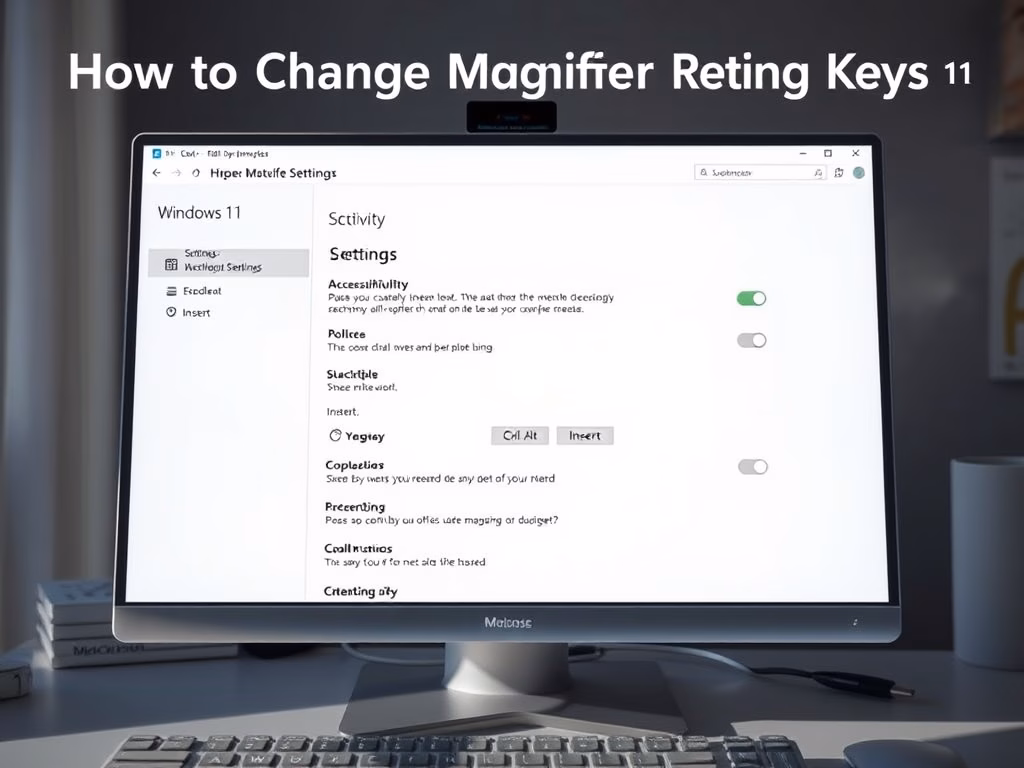 How to Change Magnifier Reading Keys in Windows 11