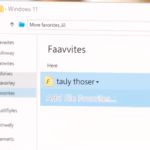 How to Use Favorites in Windows 11 File Explorer