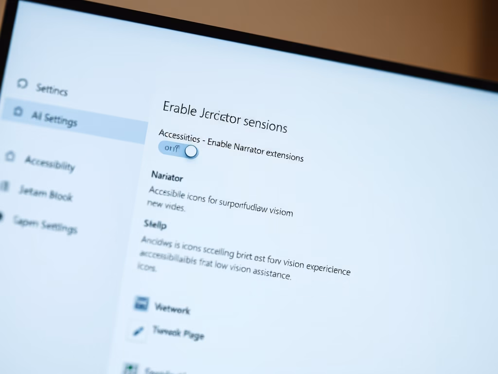 How to Enable Narrator Extensions in Windows 11
