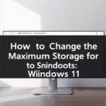 How to Change the Maximum Storage for Snapshots in Windows 11