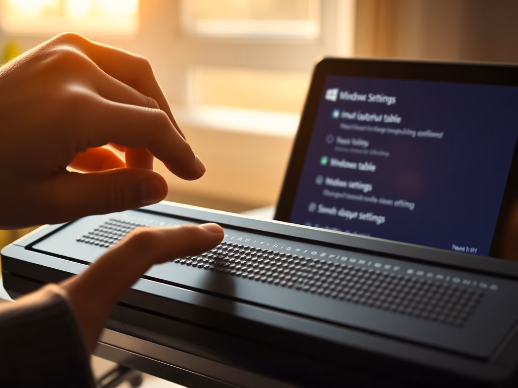 How to Change Braille Display Input and Output Types in Windows 11