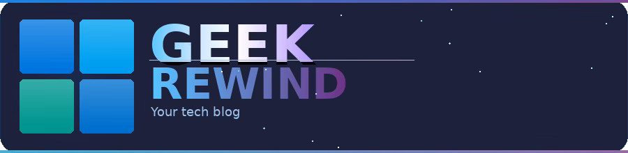 Geek Rewind 2026 Logo