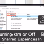 How to Turn On or Off Shared Experiences in Windows 11