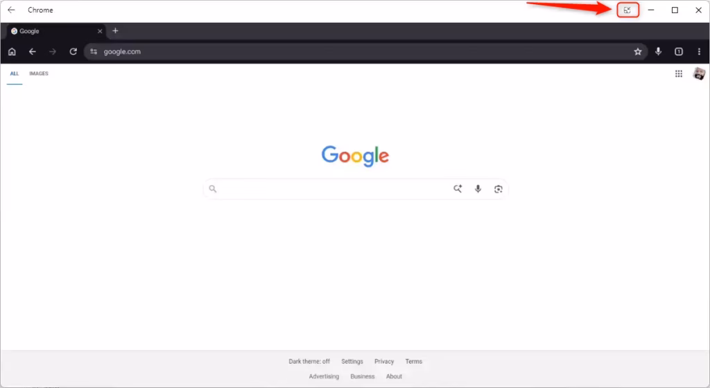 Android app displayed in Phone Link expanded view on PC