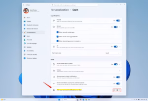 Windows 11 Start menu showing recent files in Recommended section.