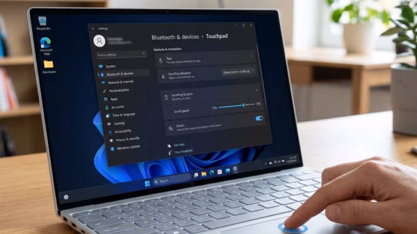 How to Change Touchpad Scroll Speed in Windows 11