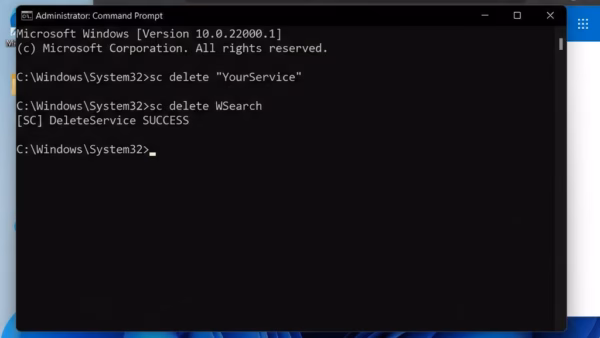 How to Delete Services in Windows 11