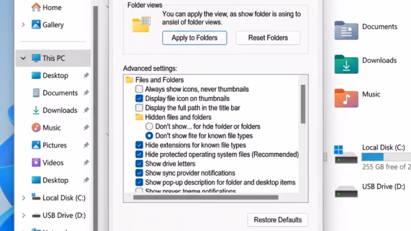 How to Apply Folder View to All Folders of Same Template Type in Windows 11