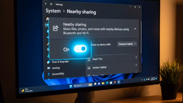 How to Share File to Nearby Devices in Windows 11