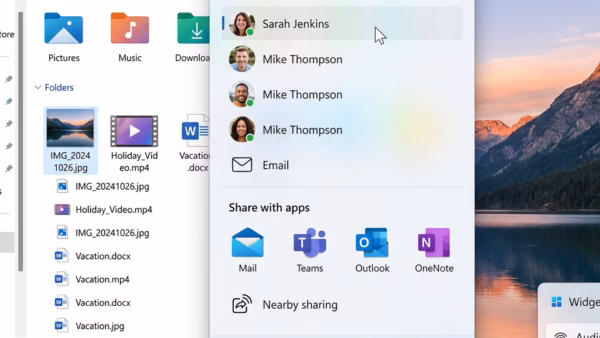 How to Share Files with an App in Windows 11