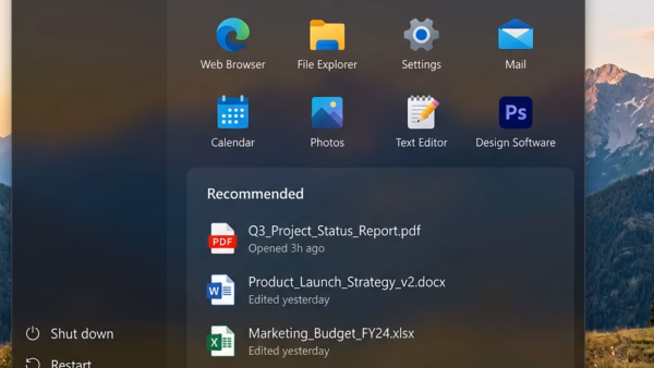 How to Hide or Show Recent Files on Start Menu in Windows 11