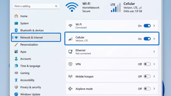 How to Turn use Cellular whenever Wi-Fi is Poor On or Off in Windows 11