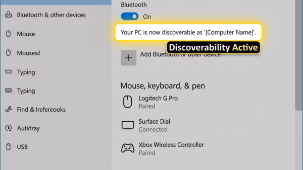 How to Turn Allow Bluetooth Devices to find this PC On or Off in Windows 11