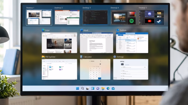 How to Create and Close a Desktop on Windows 11