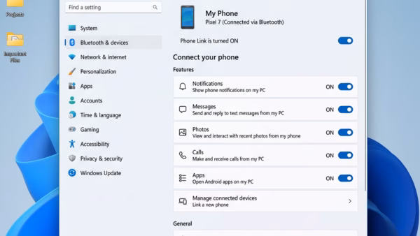 How to turn off Phone Link Recent Apps from Windows 11 notification area