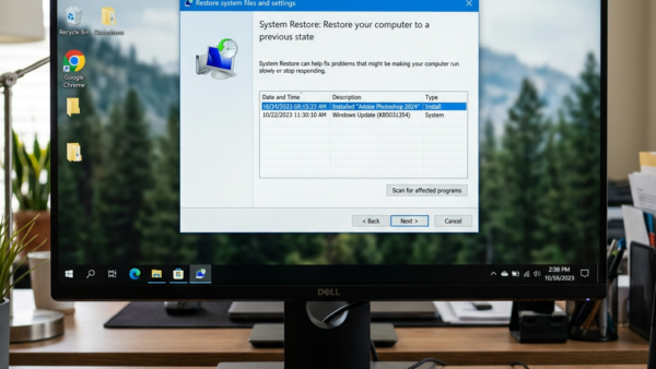 How to Apply a Restore Point from Within Windows 11 PC