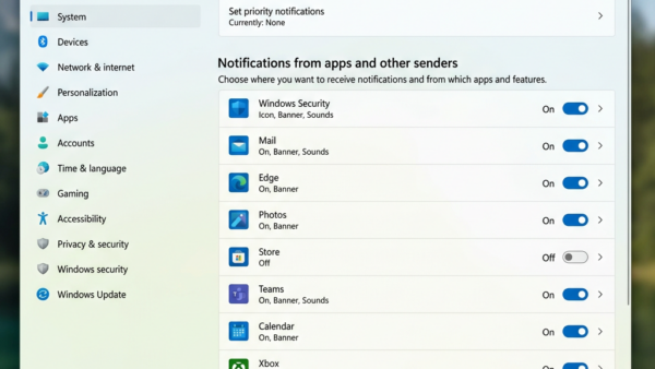 How to Silence or Play a Sound Notification for each app in Windows 11