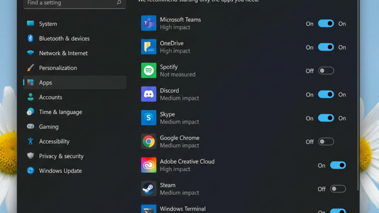 How to Configure Startup Applications from Settings in Windows 11