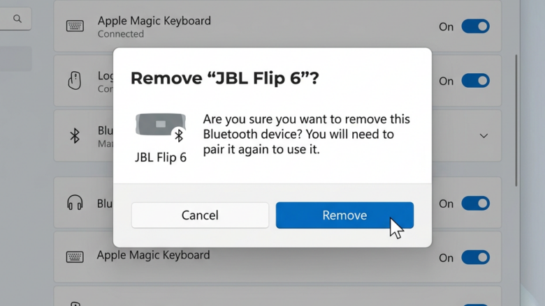 How to Use the Settings App to Remove a Device in Windows 11